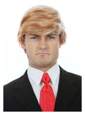 Allaura The President Blonde Comb Over Halloween Wig Donald Trump